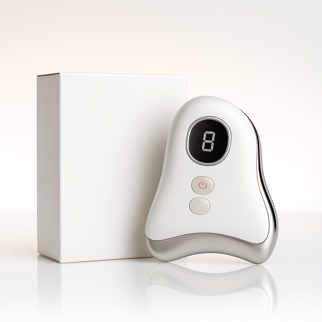 Gua Sha LED Facial Massager – For Glowing & Tight Skin